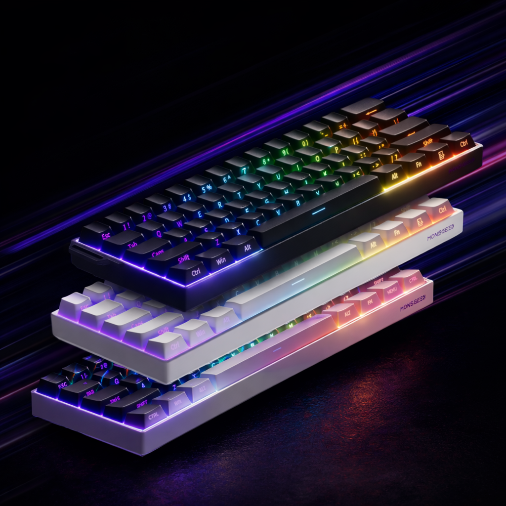 Clavier Mécanique À Touches Magnétiques, ARGB