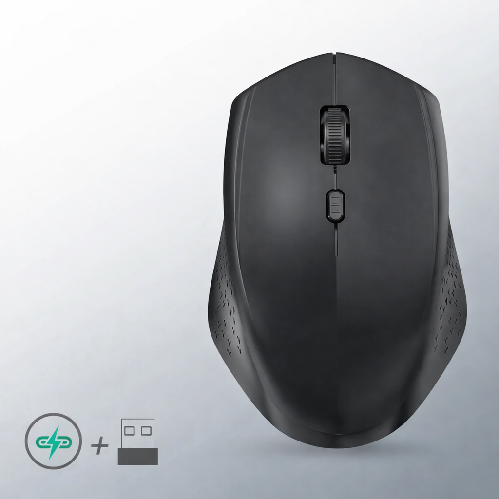 Souris Sans Fil 2.4G, Bluetooth 5.2 Avec Batterie Rechargeable